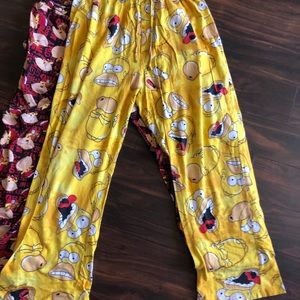 Size XL Homer & Stewie Long Pant PJs